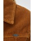 Kurtka Superdry kurtka sztruksowa kolor brązowy przejściowa