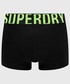 Bielizna męska Superdry bokserki (2-pack) męskie kolor czarny
