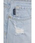 Spódnica Superdry spódnica jeansowa mini prosta