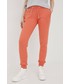Spodnie Superdry spodnie dresowe damskie kolor pomarańczowy melanżowe