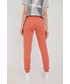 Spodnie Superdry spodnie dresowe damskie kolor pomarańczowy melanżowe