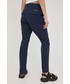 Spodnie Superdry spodnie damskie kolor granatowy fason cargo high waist