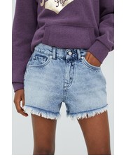 Spodnie szorty jeansowe damskie  high waist - Answear.com Superdry