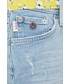 Spodnie Superdry szorty jeansowe damskie gładkie medium waist