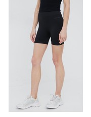 Spodnie szorty damskie kolor czarny gładkie high waist - Answear.com Superdry