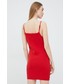 Sukienka Superdry sukienka kolor czerwony mini dopasowana
