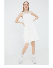 Sukienka sukienka kolor biały mini prosta - Answear.com Superdry