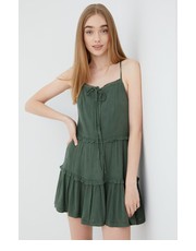 Sukienka sukienka kolor zielony mini rozkloszowana - Answear.com Superdry