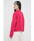 Sweter Superdry sweter damski kolor różowy z półgolfem