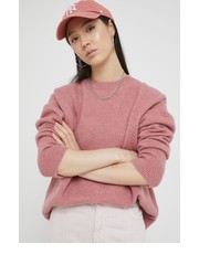 Sweter sweter damski kolor różowy - Answear.com Superdry