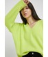 Sweter Superdry sweter damski kolor zielony