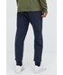 Spodnie męskie Superdry spodnie dresowe bawełniane męskie kolor granatowy z nadrukiem