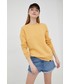 Bluza Superdry bluza damska kolor żółty melanżowa