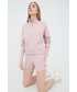 Bluza Superdry bluza damska kolor różowy z aplikacją
