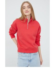 Bluza bluza damska kolor czerwony z kapturem z aplikacją - Answear.com Superdry