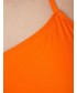 Strój kąpielowy Superdry strój kąpielowy kolor pomarańczowy lekko usztywniona miseczka