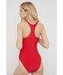 Strój kąpielowy Superdry strój kąpielowy kolor czerwony miękka miseczka