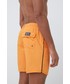 Strój kąpielowy Superdry szorty kąpielowe kolor pomarańczowy