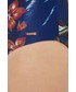 Strój kąpielowy Superdry jednoczęściowy strój kąpielowy kolor granatowy lekko usztywniona miseczka
