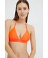 Strój kąpielowy Superdry biustonosz kąpielowy kolor pomarańczowy lekko usztywniona miseczka