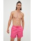 Strój kąpielowy Superdry szorty kąpielowe kolor fioletowy