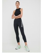 Legginsy legginsy damskie kolor czarny z nadrukiem - Answear.com Superdry