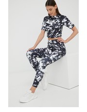 Legginsy legginsy damskie kolor czarny wzorzyste - Answear.com Superdry