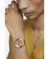 Zegarek damski Swarovski zegarek damski kolor brązowy