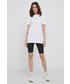 Bluzka Ellesse T-shirt bawełniany kolor biały