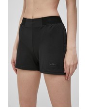 Spodnie szorty damskie kolor czarny gładkie medium waist - Answear.com Ellesse