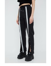 Spodnie spodnie dresowe damskie kolor czarny proste high waist - Answear.com Ellesse