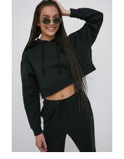 Bluza bluza bawełniana damska kolor czarny z kapturem z aplikacją - Answear.com Ellesse