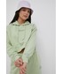 Bluza Ellesse bluza bawełniana damska kolor zielony z kapturem z aplikacją