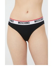 Bielizna damska figi (2-pack) kolor czarny - Answear.com Moschino Underwear