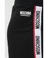 Piżama Moschino Underwear szorty piżamowe damskie kolor czarny
