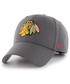 Czapka 47brand czapka Chicago Blackhawks kolor szary z aplikacją