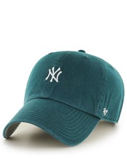 Czapka czapka New York Yankees kolor turkusowy z aplikacją - Answear.com 47brand