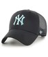 Czapka 47brand czapka New York Yankees kolor czarny z aplikacją