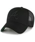 Czapka 47brand czapka Atlanta Braves kolor czarny z aplikacją