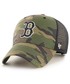 Czapka 47brand czapka Boston Red Sox kolor zielony wzorzysta