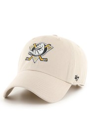 Czapka czapka Anaheim Ducks kolor biały z aplikacją - Answear.com 47brand