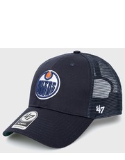 Czapka czapka Edmonton Oilers kolor granatowy z aplikacją - Answear.com 47brand