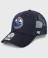 Czapka 47brand czapka Edmonton Oilers kolor granatowy z aplikacją