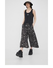 Spodnie spodnie damskie kolor szary fason culottes high waist - Answear.com Femi Stories