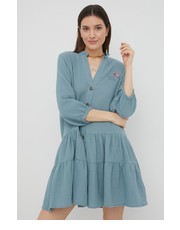 Sukienka sukienka bawełniana Cana mini rozkloszowana - Answear.com Femi Stories