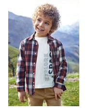 Koszula koszula bawełniana dziecięca kolor bordowy - Answear.com Mayoral