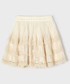 Spódnica Mayoral Spódnica dziecięca kolor beżowy mini rozkloszowana