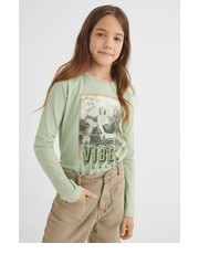 Koszulka longsleeve bawełniany dziecięcy kolor zielony - Answear.com Mayoral