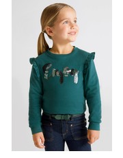 Bluza bluza dziecięca kolor zielony z nadrukiem - Answear.com Mayoral