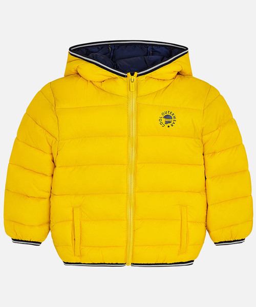 Желтая куртка для мальчика с чем носить